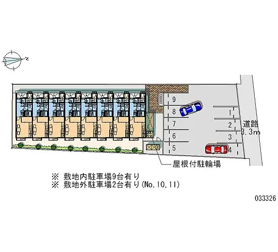 ★手数料０円★岡山市中区今在家　月極駐車場（LP）